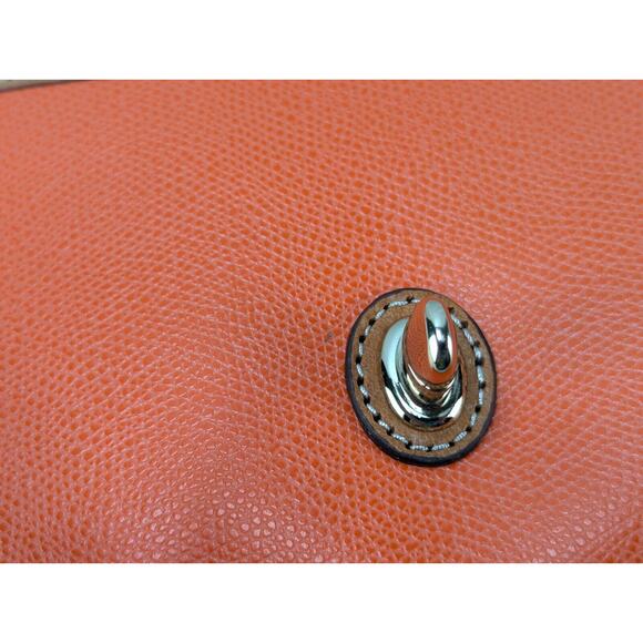 Dooney & Bourke Orange Orange Pebble Grain Cross‎ Body Field Bag New NWT - Picture 8 of 13